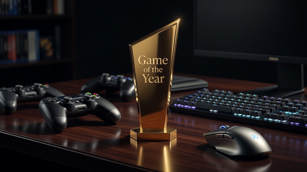 Game of the Year trophy awarded by regame